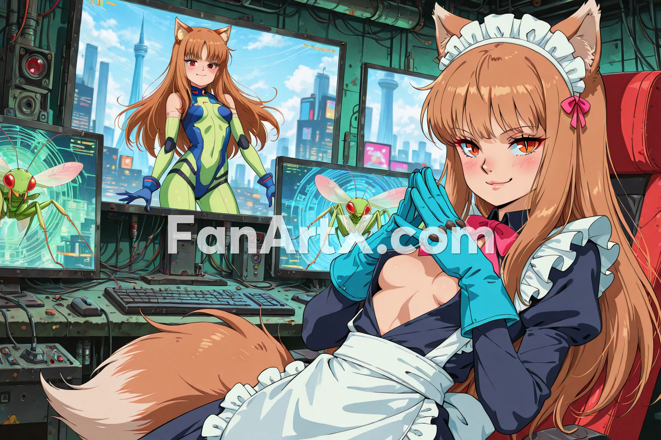 Holo fanart - Spice and Wolf characters 2232975